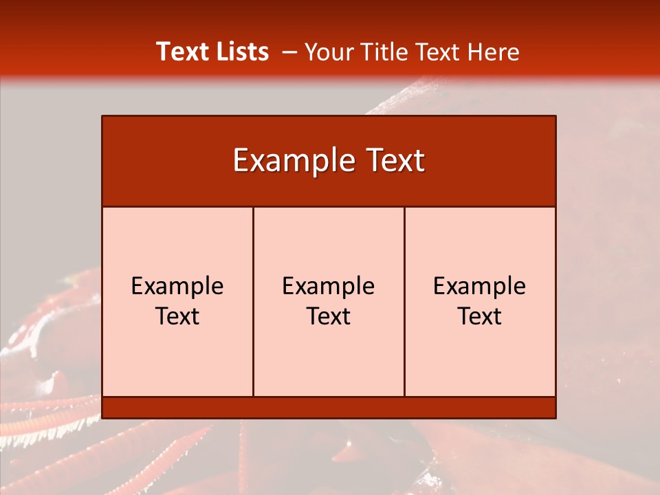 Food Freshness Red PowerPoint Template