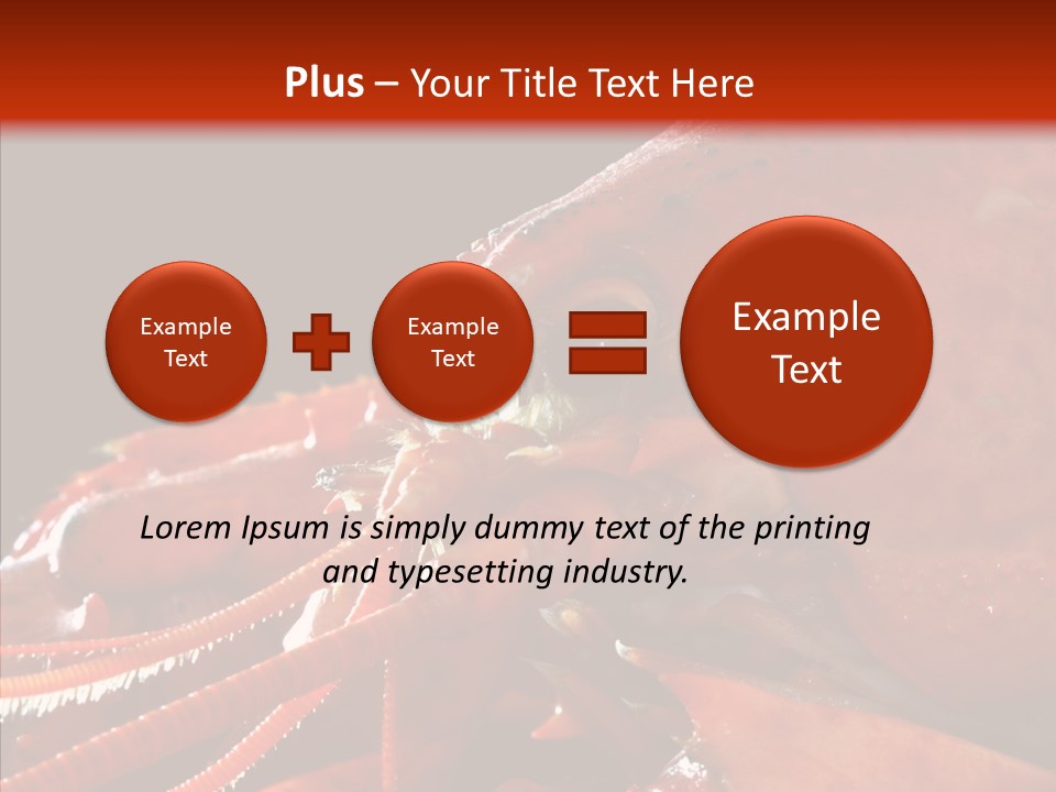 Food Freshness Red PowerPoint Template