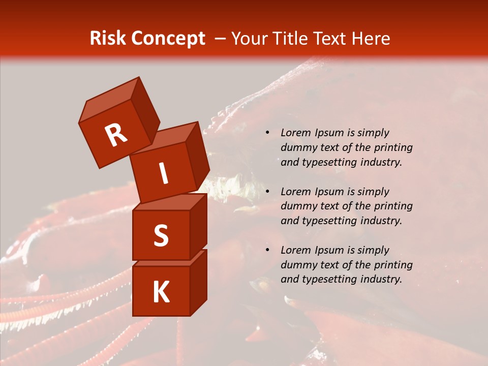 Food Freshness Red PowerPoint Template