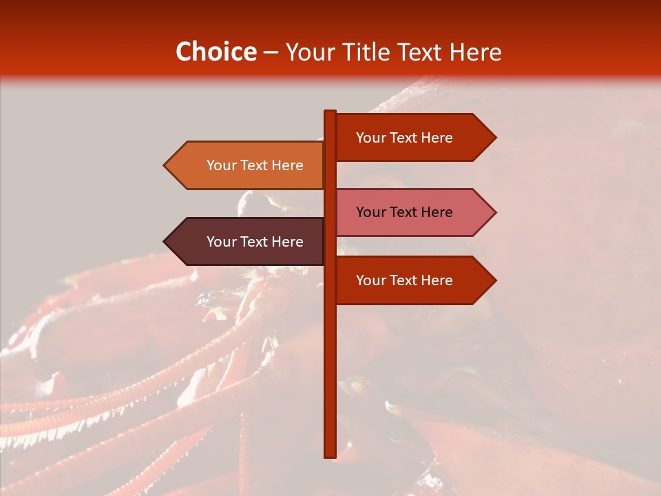 Food Freshness Red PowerPoint Template