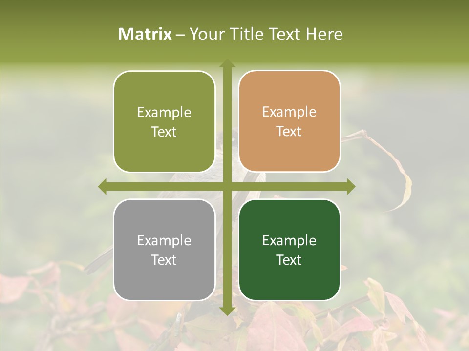 Nature Garden Botanic PowerPoint Template