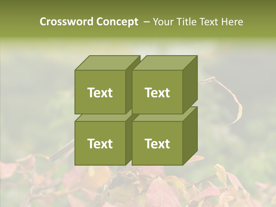 Nature Garden Botanic PowerPoint Template