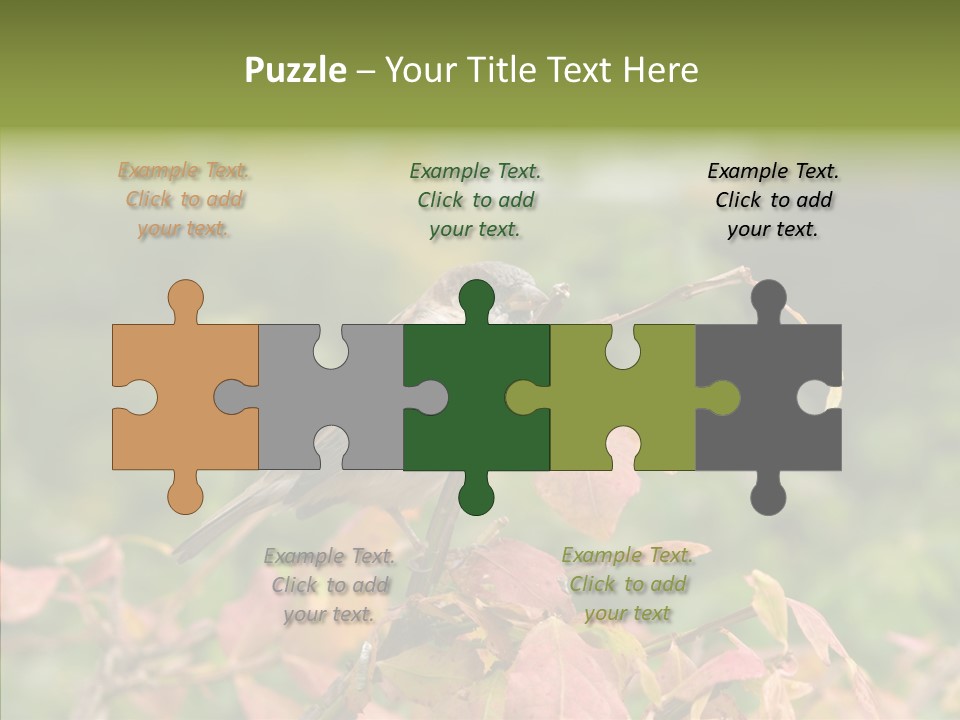 Nature Garden Botanic PowerPoint Template