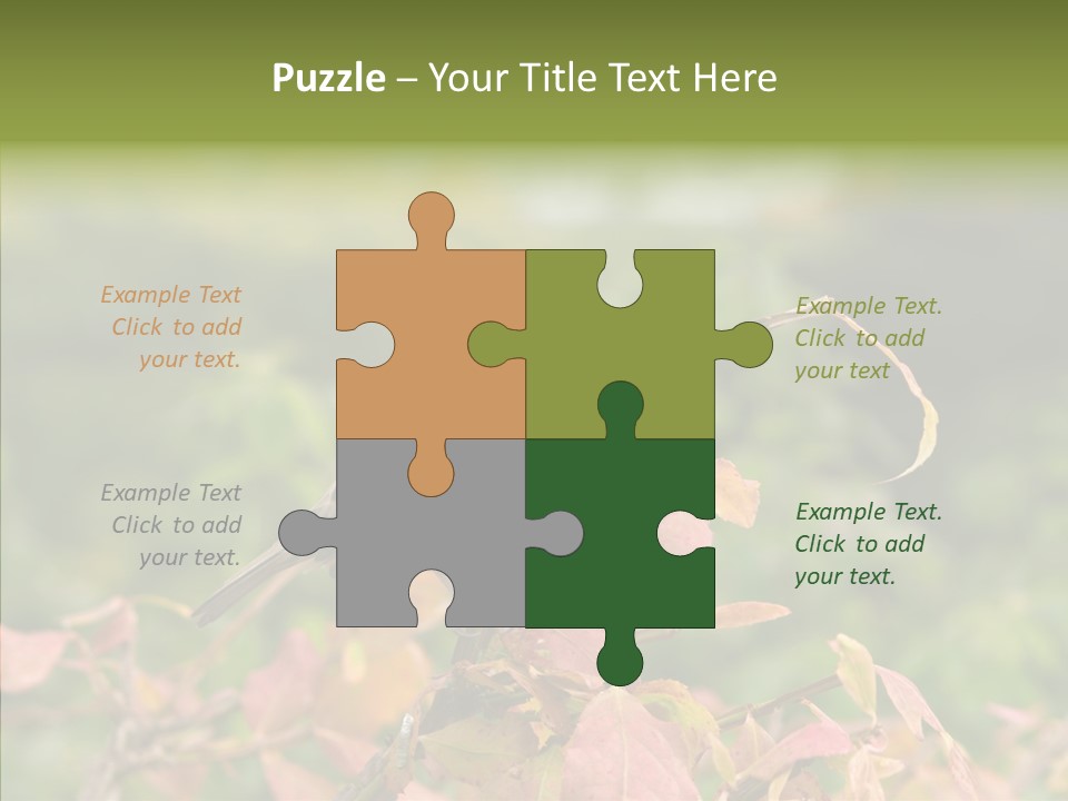 Nature Garden Botanic PowerPoint Template