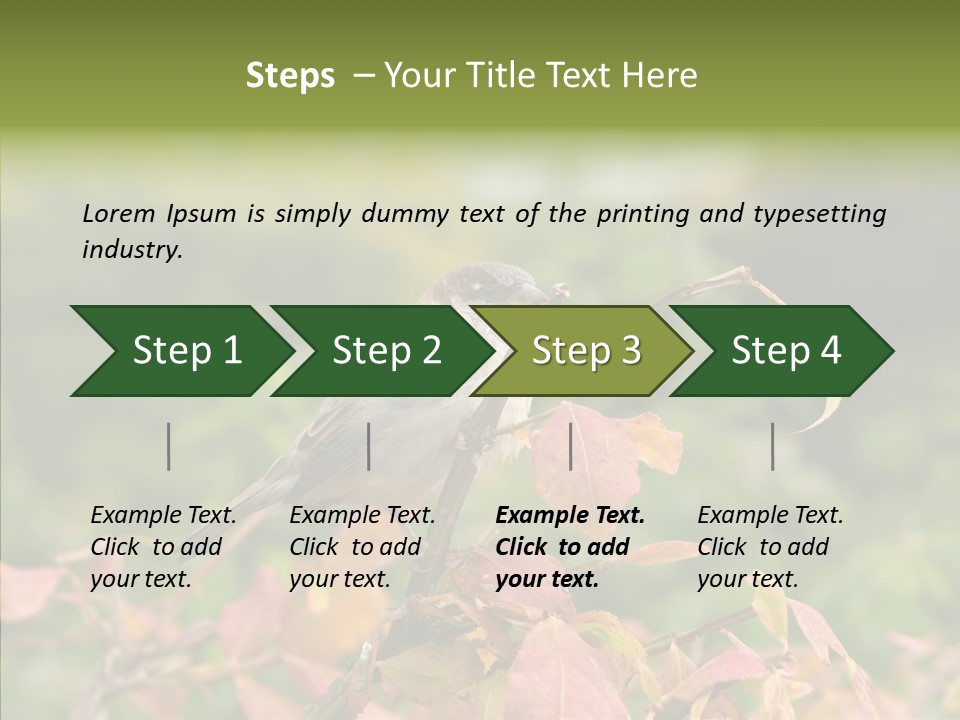 Nature Garden Botanic PowerPoint Template