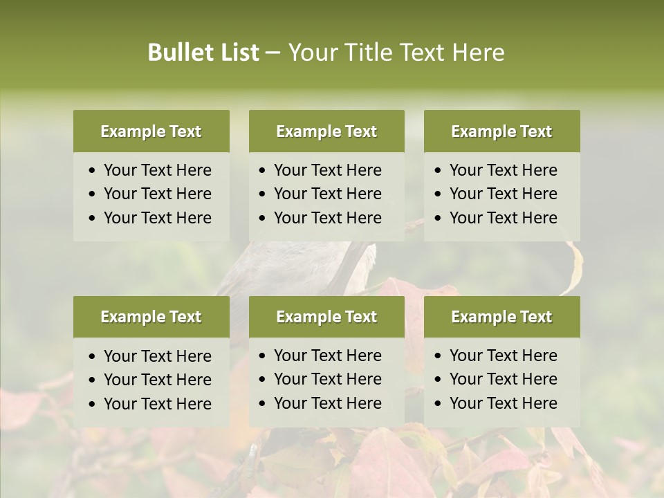 Nature Garden Botanic PowerPoint Template