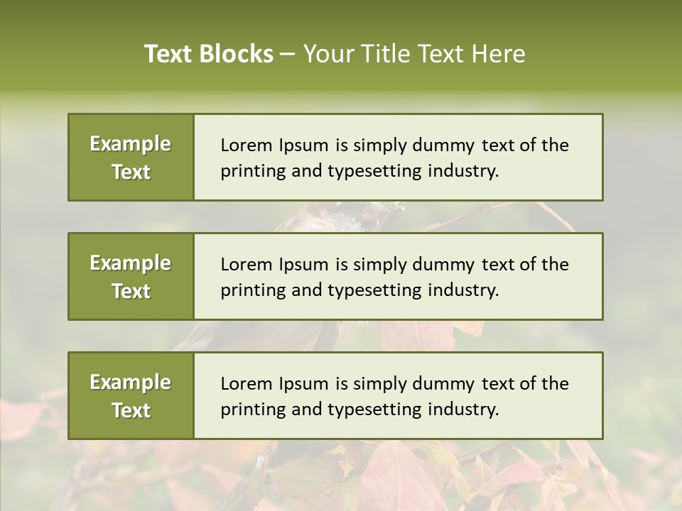 Nature Garden Botanic PowerPoint Template
