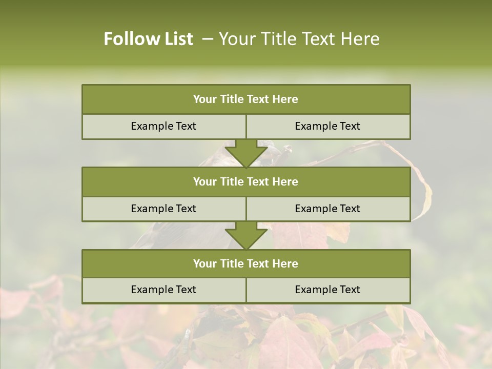 Nature Garden Botanic PowerPoint Template
