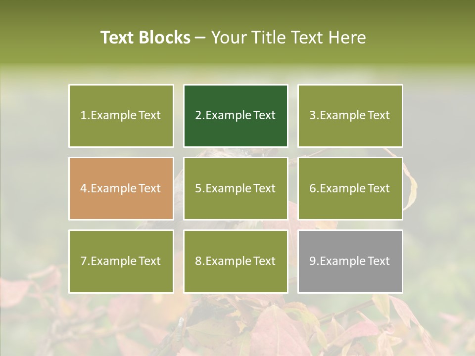 Nature Garden Botanic PowerPoint Template