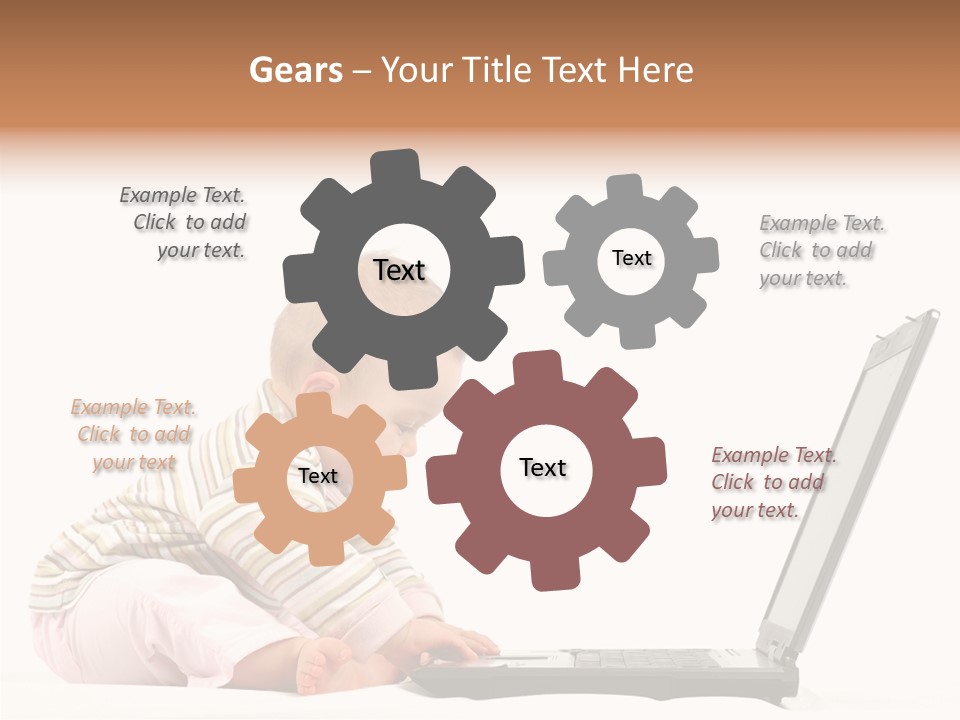 Concept Mobile Baby PowerPoint Template