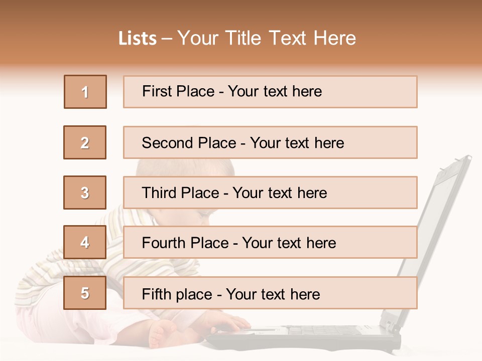Concept Mobile Baby PowerPoint Template