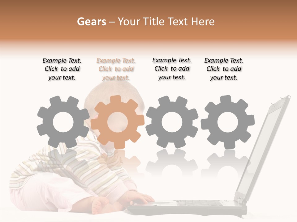 Concept Mobile Baby PowerPoint Template