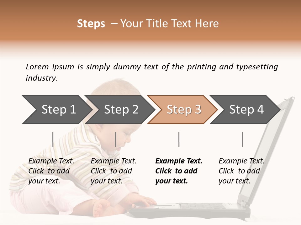 Concept Mobile Baby PowerPoint Template