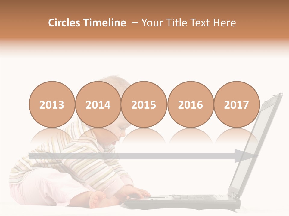 Concept Mobile Baby PowerPoint Template
