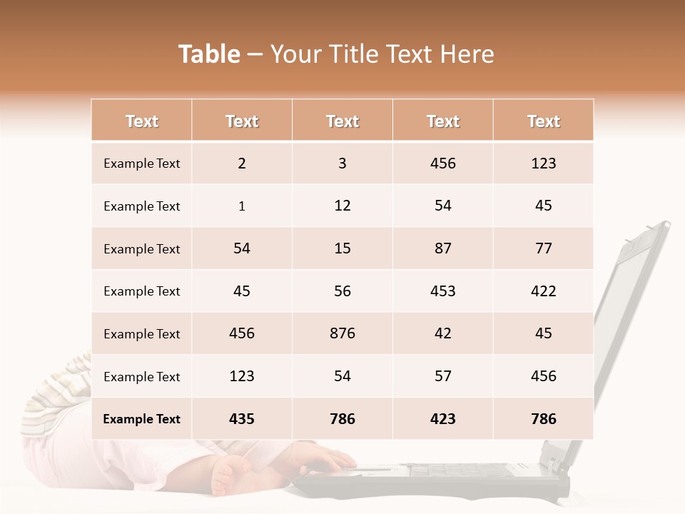 Concept Mobile Baby PowerPoint Template