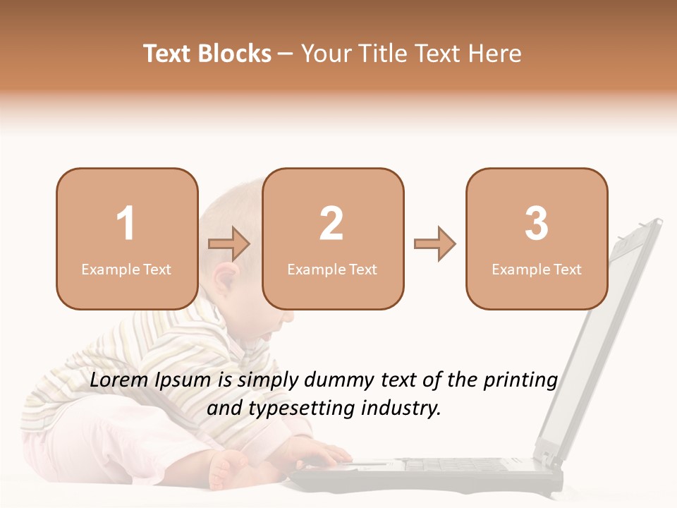 Concept Mobile Baby PowerPoint Template