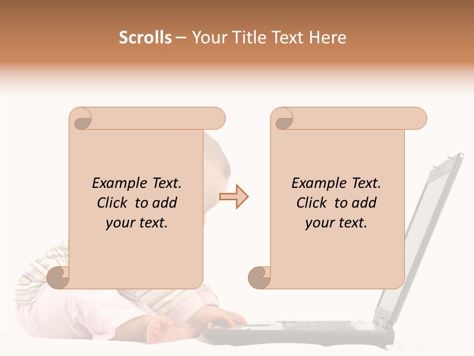 Concept Mobile Baby PowerPoint Template