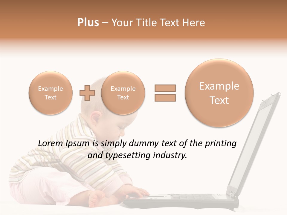 Concept Mobile Baby PowerPoint Template