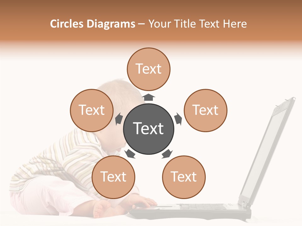 Concept Mobile Baby PowerPoint Template