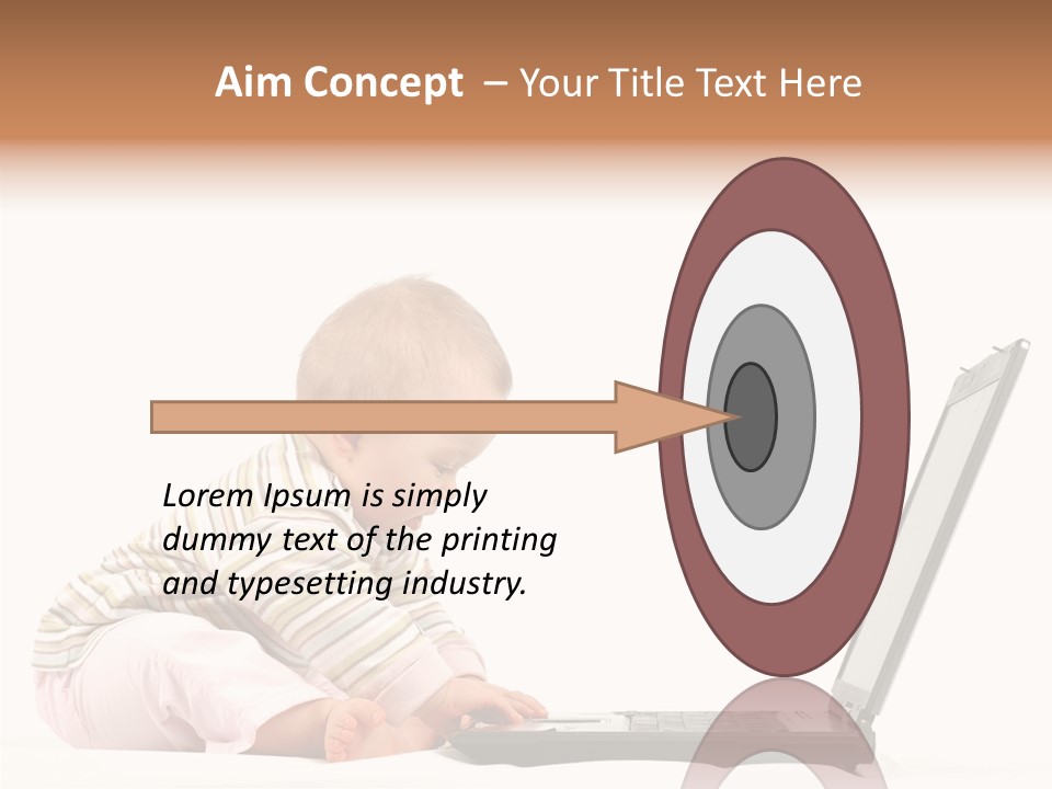 Concept Mobile Baby PowerPoint Template