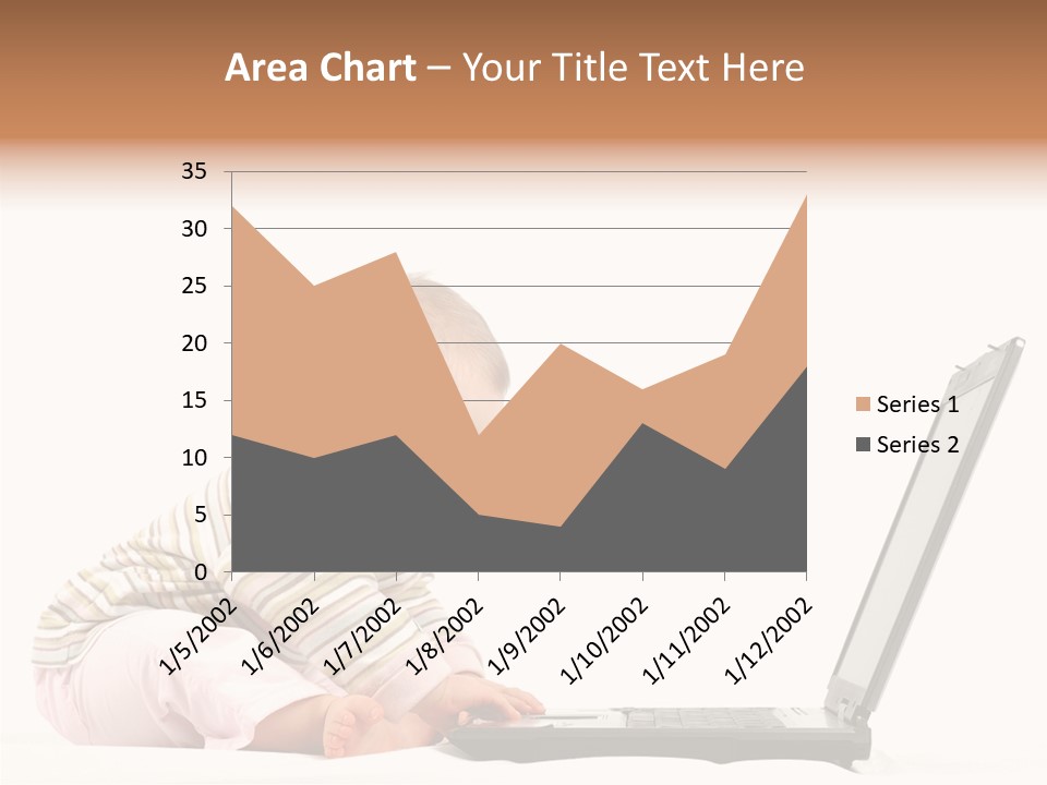 Concept Mobile Baby PowerPoint Template