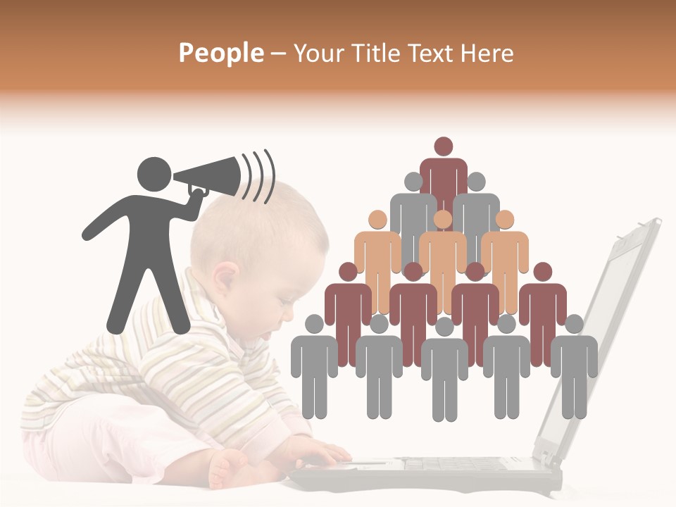Concept Mobile Baby PowerPoint Template