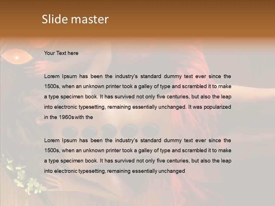 Luxury Beauty Warm PowerPoint Template