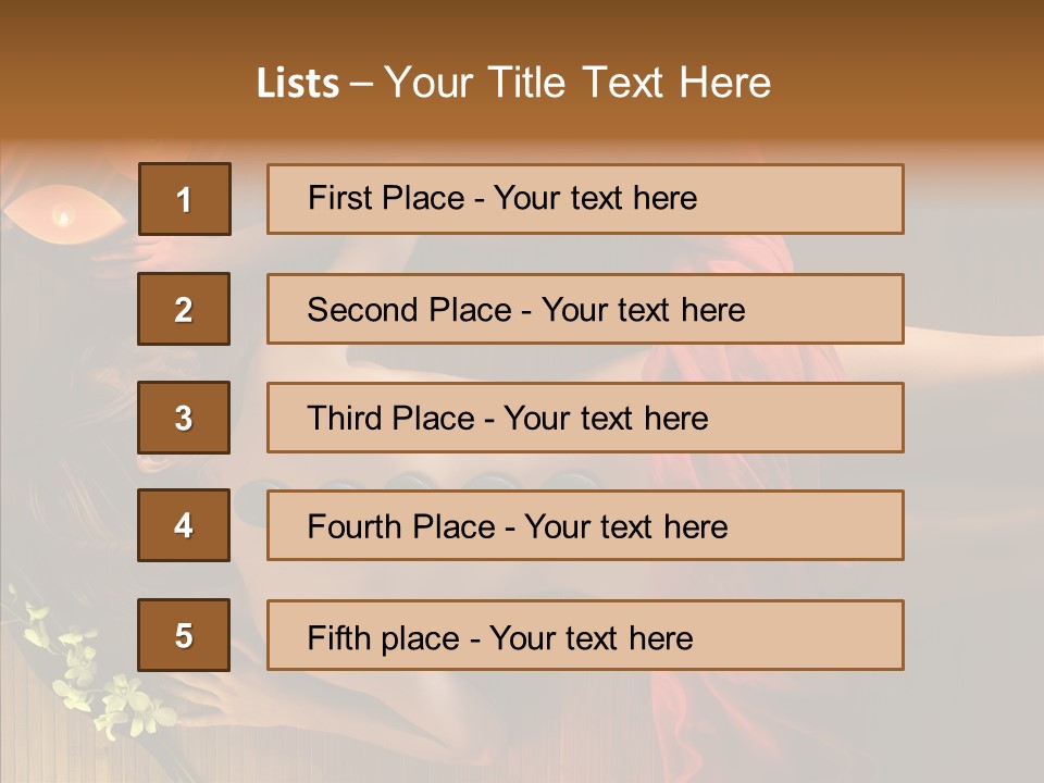 Luxury Beauty Warm PowerPoint Template
