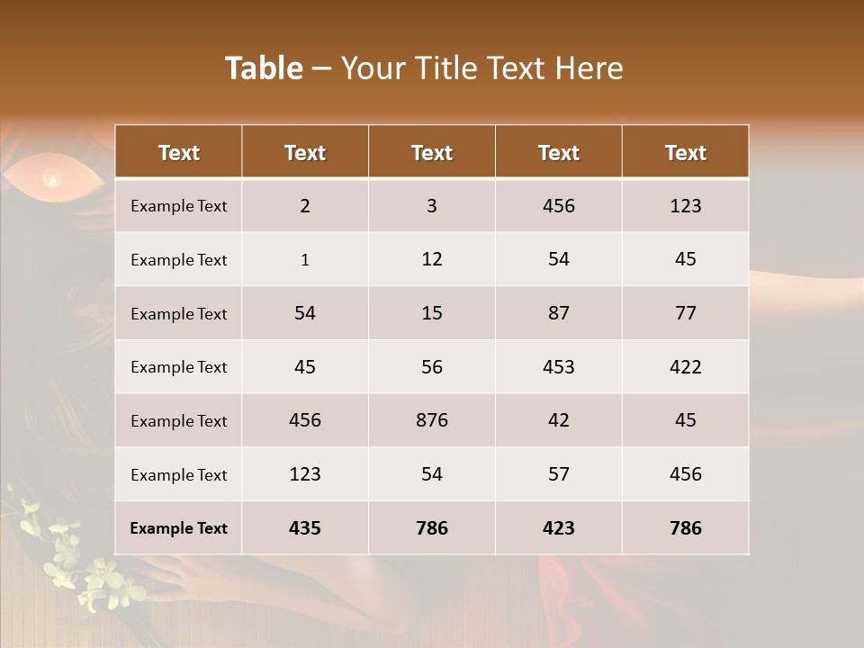 Luxury Beauty Warm PowerPoint Template