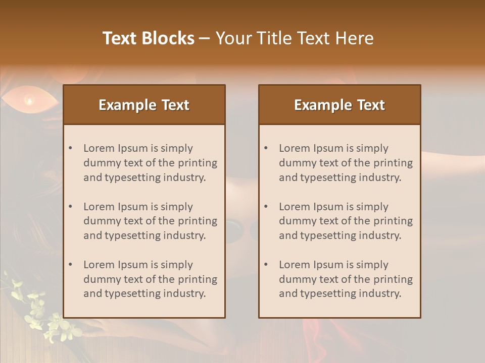 Luxury Beauty Warm PowerPoint Template