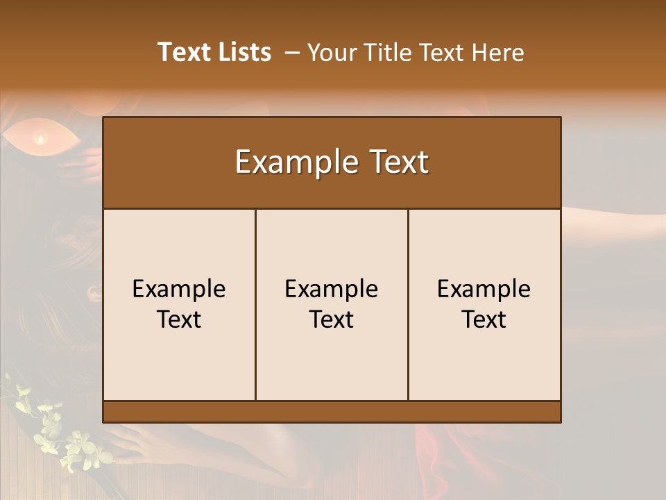 Luxury Beauty Warm PowerPoint Template