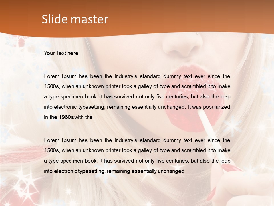 Christmas Tasty Seductive PowerPoint Template