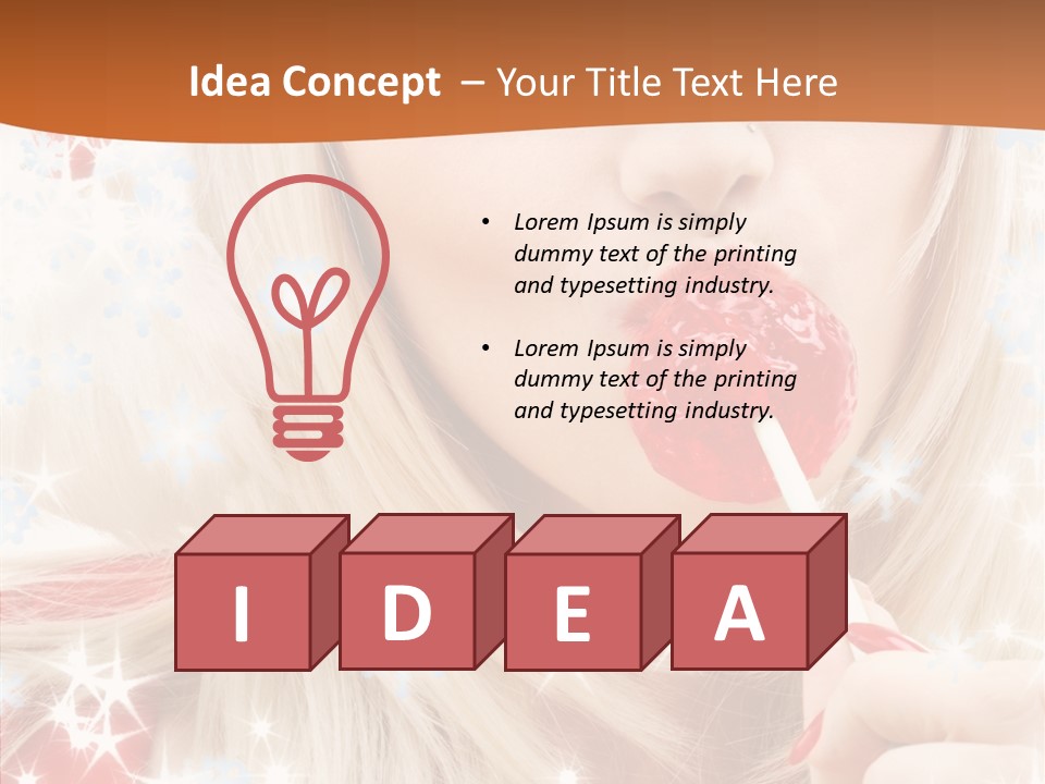 Christmas Tasty Seductive PowerPoint Template