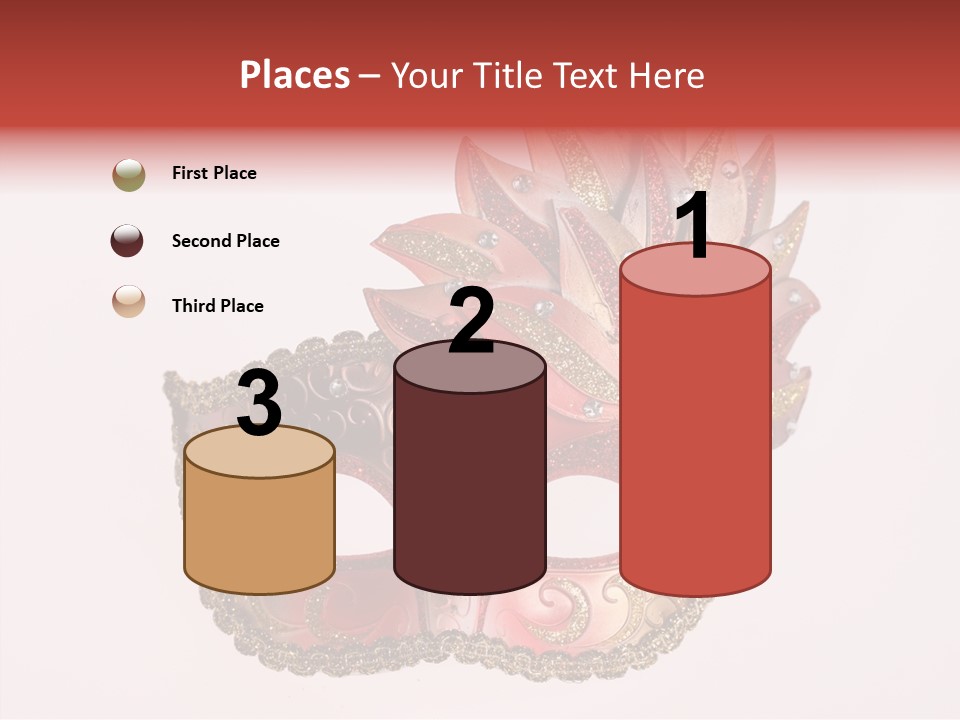 Face Closeup Golden PowerPoint Template