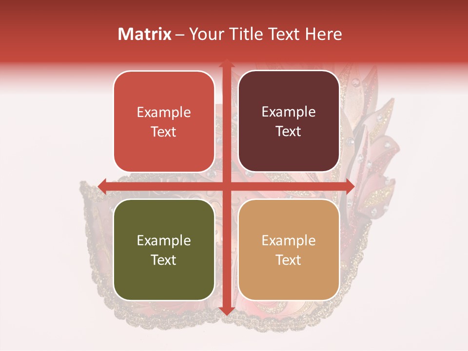 Face Closeup Golden PowerPoint Template