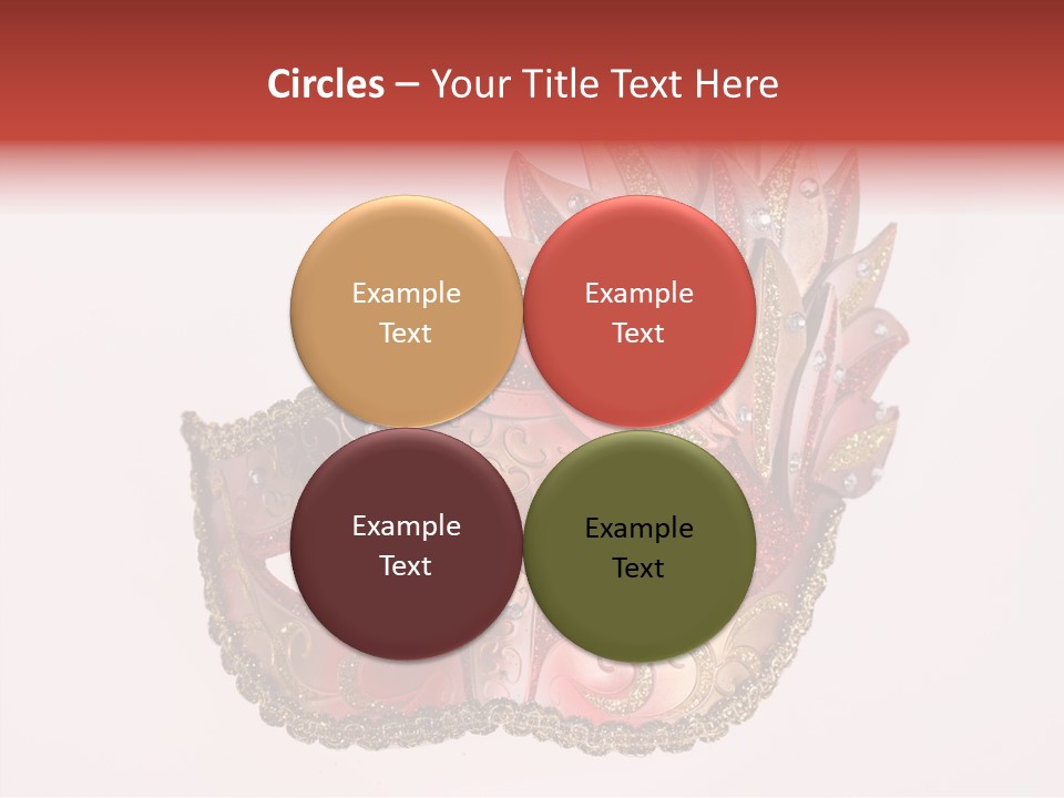 Face Closeup Golden PowerPoint Template