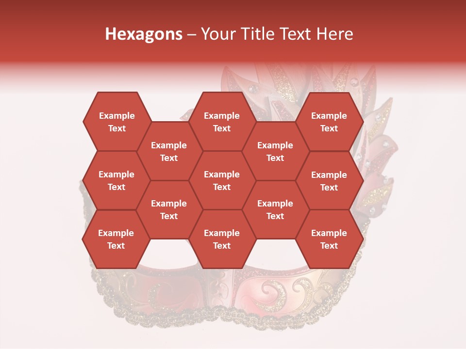 Face Closeup Golden PowerPoint Template