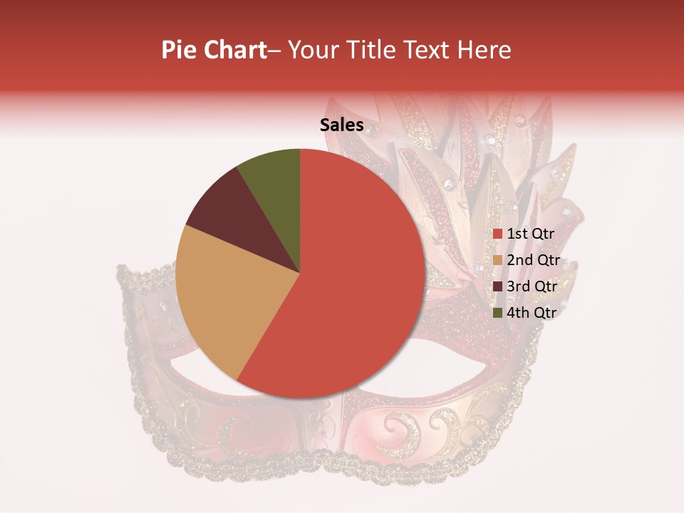 Face Closeup Golden PowerPoint Template