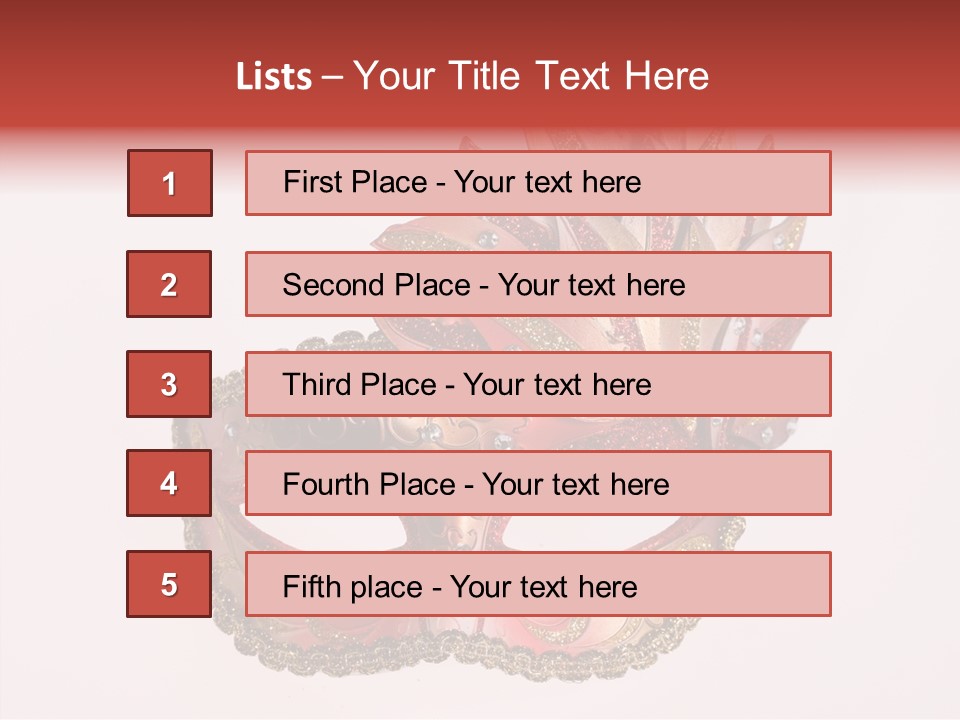 Face Closeup Golden PowerPoint Template