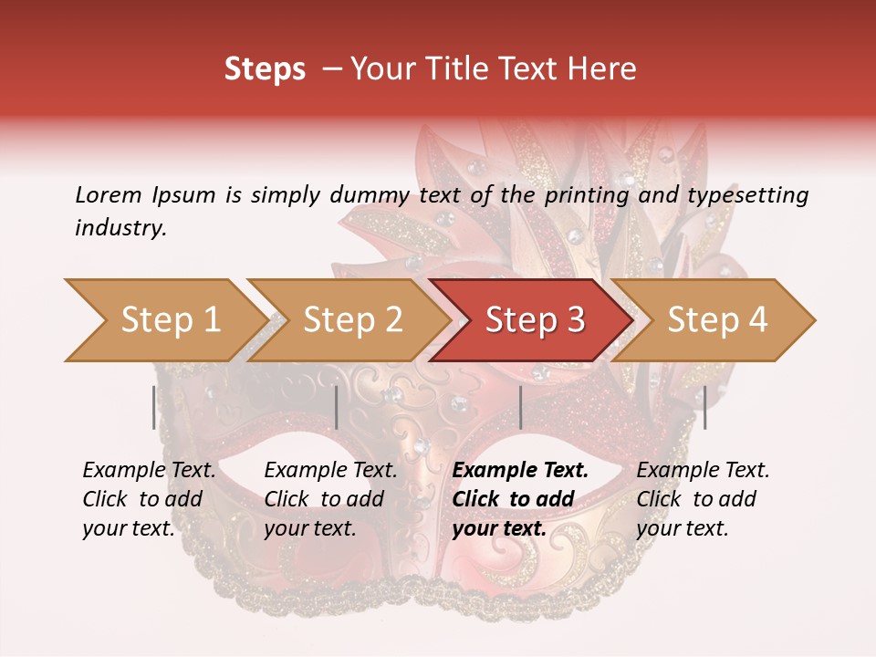 Face Closeup Golden PowerPoint Template