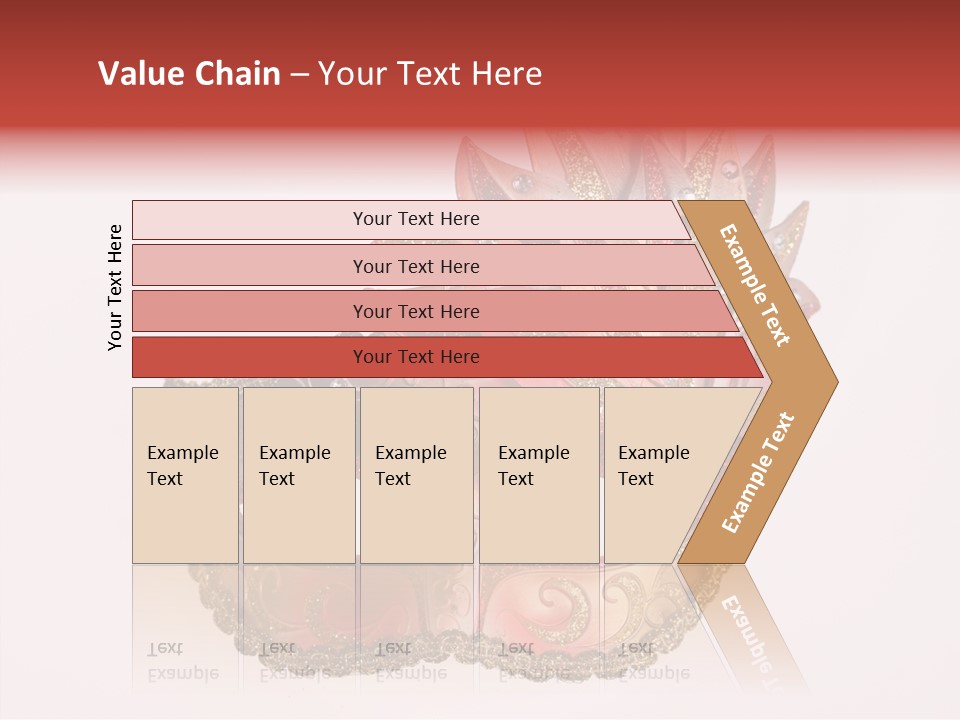 Face Closeup Golden PowerPoint Template