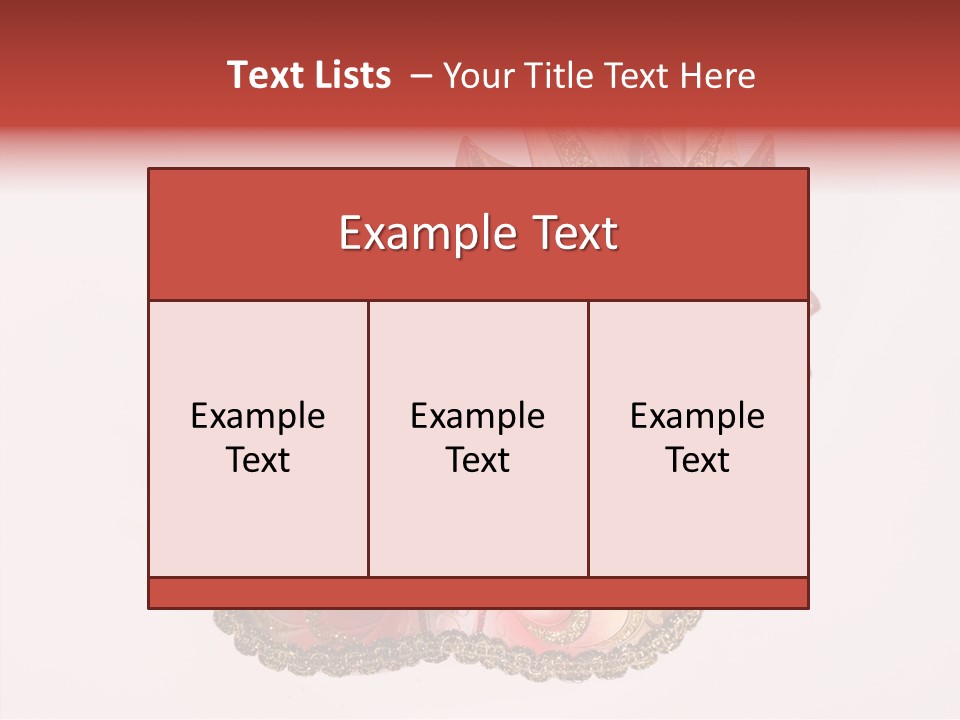 Face Closeup Golden PowerPoint Template