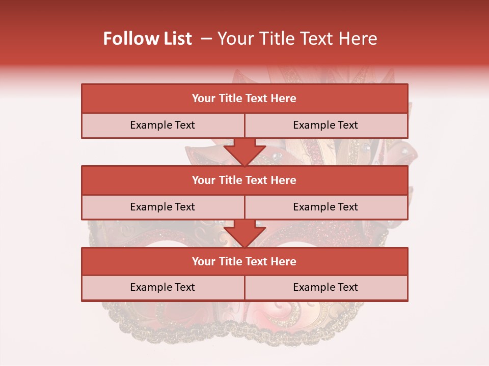 Face Closeup Golden PowerPoint Template