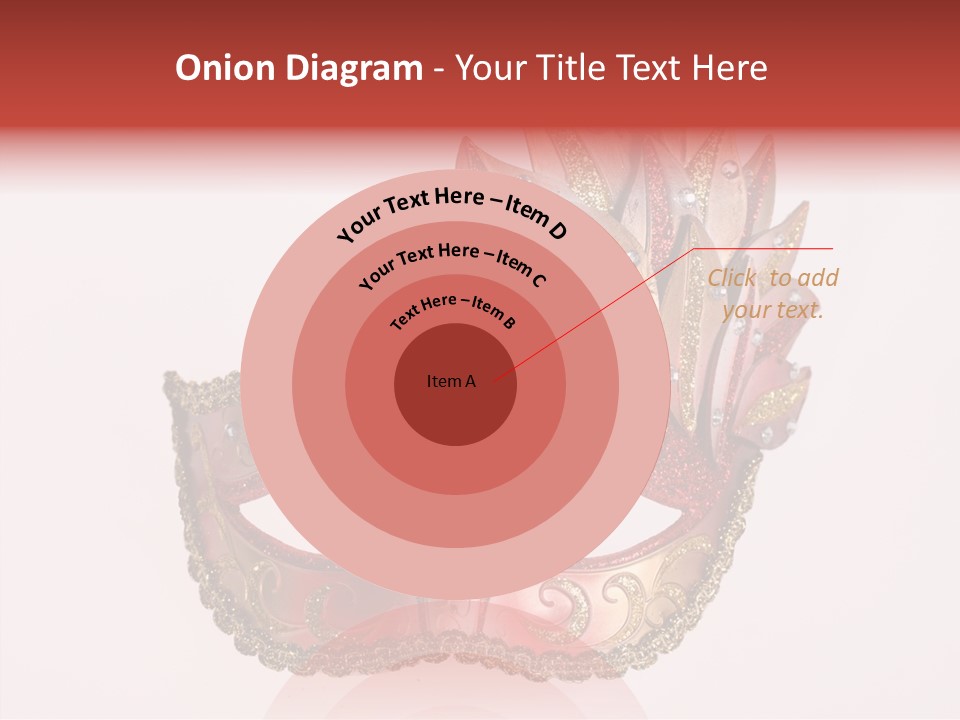 Face Closeup Golden PowerPoint Template