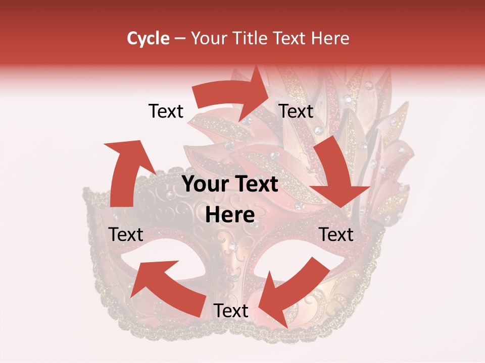 Face Closeup Golden PowerPoint Template