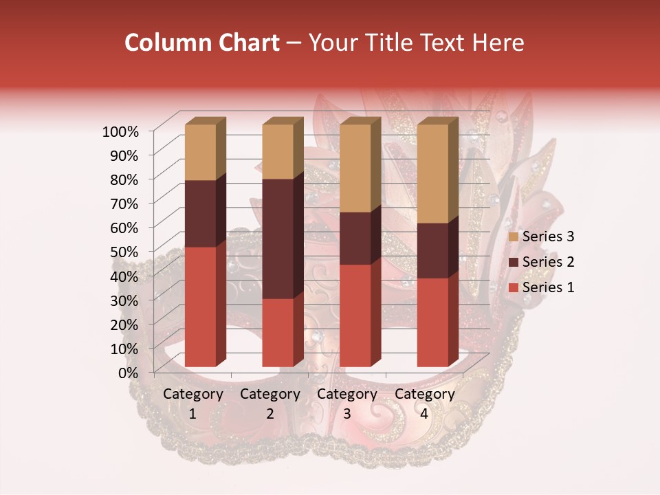 Face Closeup Golden PowerPoint Template