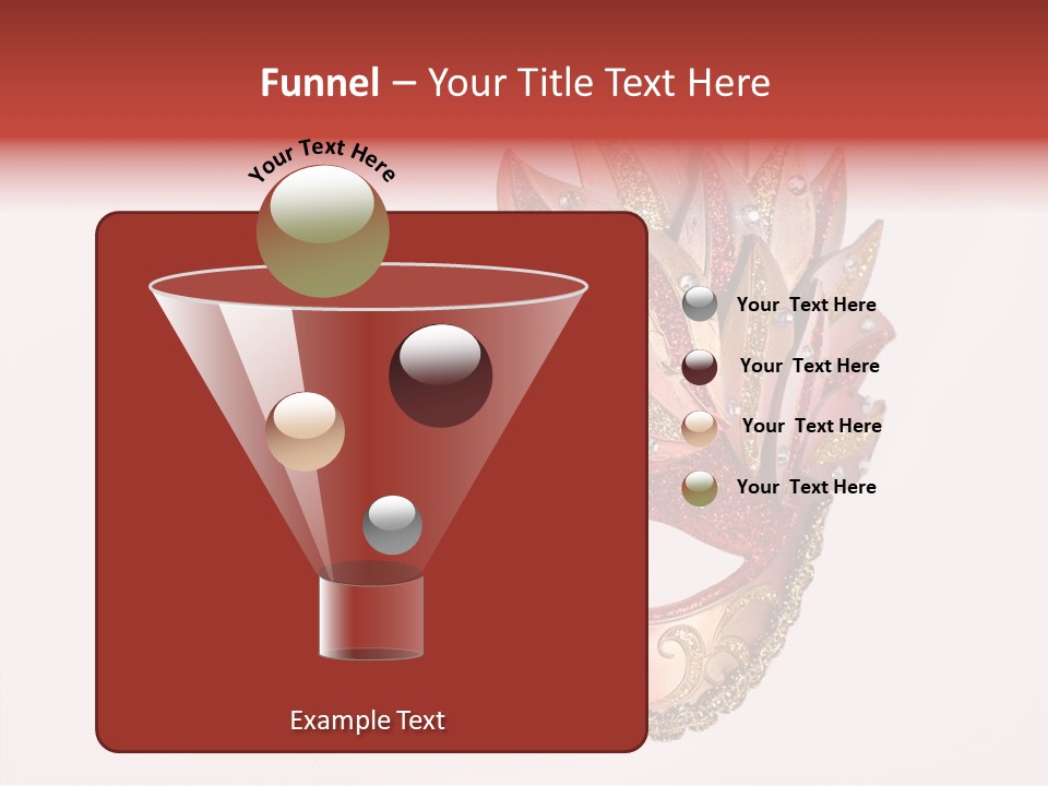 Face Closeup Golden PowerPoint Template