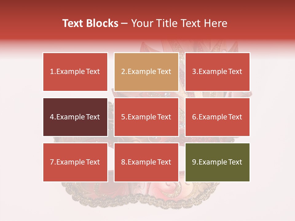 Face Closeup Golden PowerPoint Template