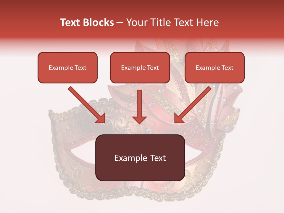 Face Closeup Golden PowerPoint Template