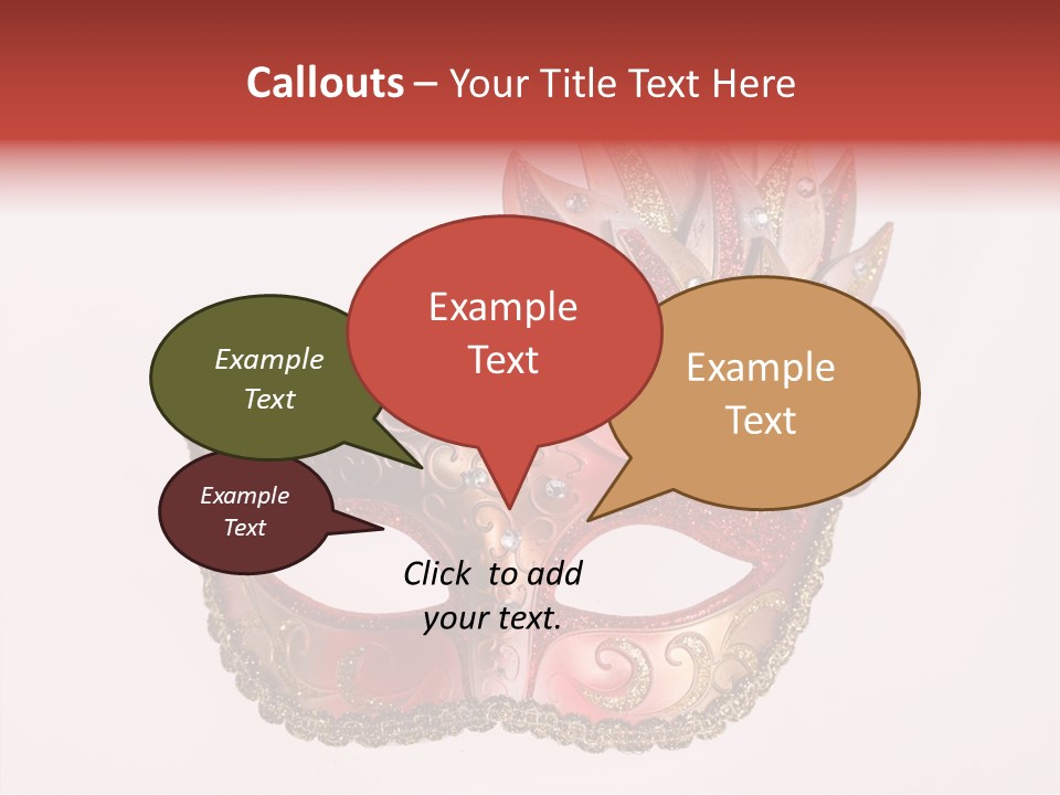 Face Closeup Golden PowerPoint Template